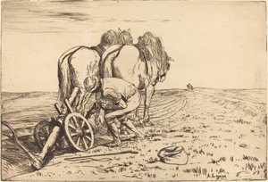 プラウ・ラ・シャルル。 作： Alphonse Legros