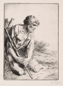 放蕩息子の第3プレート。 作： Alphonse Legros