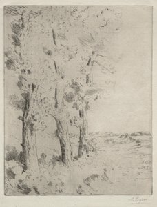 読者：木の下での講義 作： Alphonse Legros