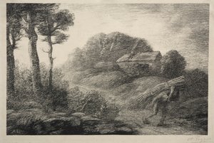 ファゴット採集者の帰還 (第 2 状態) 作： Alphonse Legros