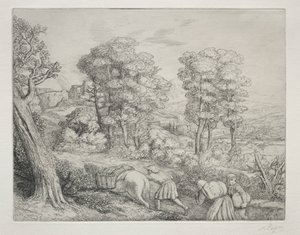 農場への帰還 作： Alphonse Legros