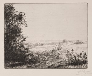 ホービルへの道 作： Alphonse Legros