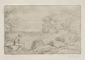 岩。 作： Alphonse Legros