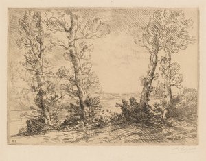 サーモン漁師サーモン漁師、c。 1880 作： Alphonse Legros