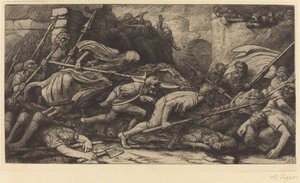 死の勝利：戦い 作： Alphonse Legros