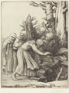 死の勝利: 死はホームレスのための住居を準備する Le triomphe.... 作： Alphonse Legros