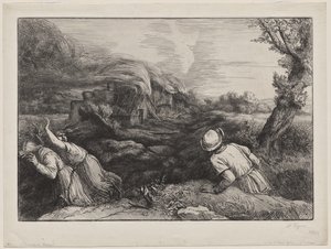 炎の村 作： Alphonse Legros