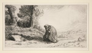 旅人 作： Alphonse Legros