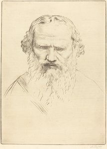 トルストイ。 作： Alphonse Legros