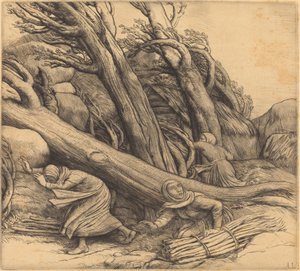 竜巻ル・タイフォン。 作： Alphonse Legros