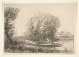 川の片隅 作： Alphonse Legros