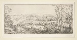 ブルゴーニュの谷 (ブルゴーニュの谷) 作： Alphonse Legros
