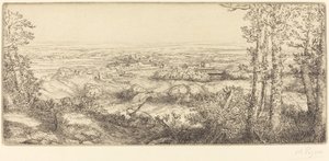 ブルゴーニュの谷 ブルゴーニュの谷。 作： Alphonse Legros