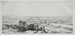 砂丘の谷La Vallee des Dunes。 作： Alphonse Legros