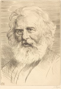 W.H. ロングフェロー、一皿目 作： Alphonse Legros