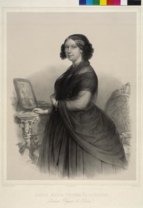 フランス王女ルイーザ（リトグラフ）