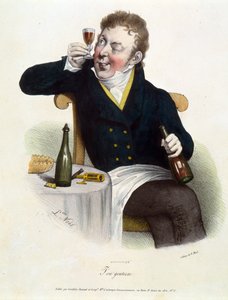 The Wine Taster」1850年 作： Alphonse Leon Noel