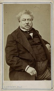 著者 アレクサンドル・デュマの父 1802-1870, 1870. 作： Alphonse Liebert