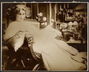 [ニューヨークのドイツ劇場のための研究]。 作： Alphonse Maria Mucha