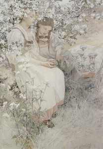 心の清い者は幸いである。 作： Alphonse Marie Mucha