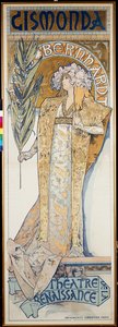 ギスモンダ、ルネサンス劇場、1894 作： Alphonse Mucha