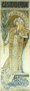 ギスモンダ、1894年頃 作： Alphonse Mucha
