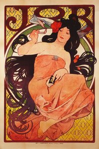 ジョブ 作： Alphonse Mucha