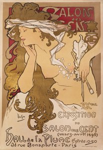 サロンデセント、1896年 作： Alphonse Mucha