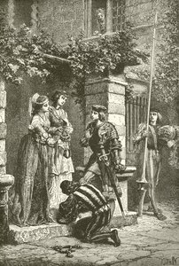 ベリア、ブレシアの女性を辞任 作： Alphonse Marie de Neuville