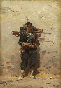 軽歩兵のバグラー、1876 作： Alphonse Marie de Neuville