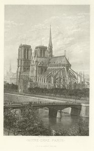ノートルダム、パリ 作： Alphonse Marie de Neuville