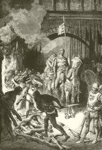 アシドの処刑を命じるシド 作： Alphonse Marie de Neuville