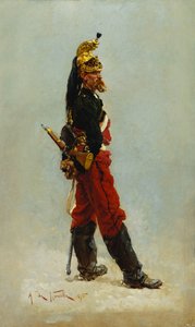ドラゴン、1875 作： Alphonse Marie de Neuville