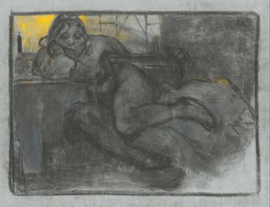アブサン（女性の研究） 作： Alphonse Mucha