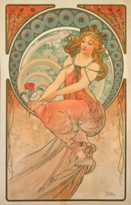 ペインティング 作： Alphonse Mucha