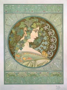 ツタ 作： Alphonse Mucha