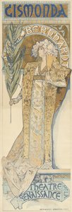 ギスモンダ、1894〜95年 作： Alphonse Mucha