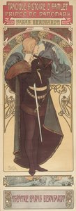 ハムレット、1899 作： Alphonse Mucha