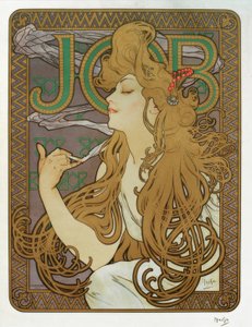 ジョブ 作： Alphonse Mucha