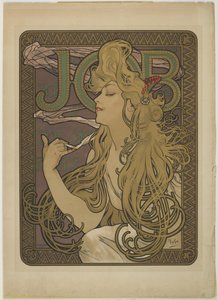 ジョブ、1896 作： Alphonse Mucha