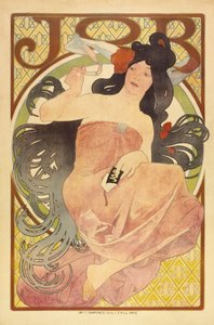 ヨブ、c.1897-98 作： Alphonse Mucha