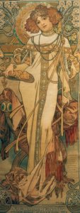 秋 作： Alphonse Mucha