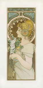 フェザー 作： Alphonse Mucha