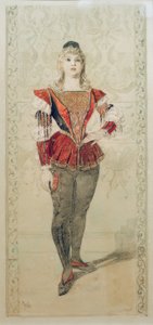 演劇におけるコスチューム 作： Alphonse Mucha