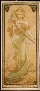 春 作： Alphonse Mucha