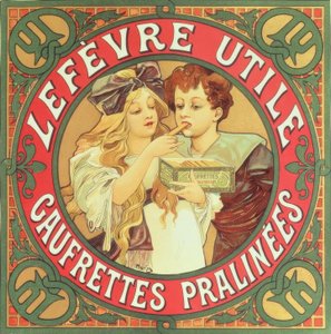Lefèvre-Utile- Pralineウェーハ 作： Alphonse Mucha
