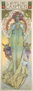 レスリー・カーター 作： Alphonse Mucha