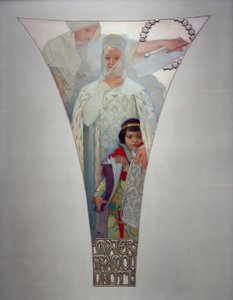 母性の知恵 - エリスカ・プレミスロヴナ 作： Alphonse Mucha
