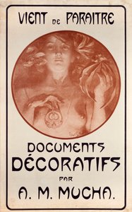 アルフォンス・ミュシャによるポスター（1860-1939）アルフォンス・ミュシャ-サイズ45x75 cmプライベートコレクション
