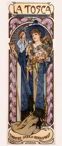 サラベルナールとのトスカのポスター、1899年